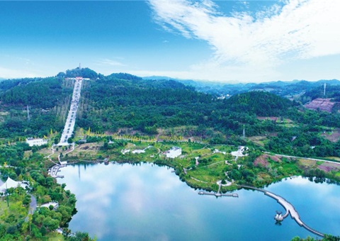 资阳乐至：生态与富民并进，，，，，绿色与昌盛同辉