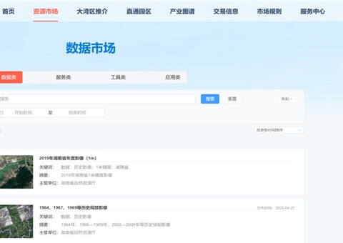 “数据市场”正式开通，，湖南自然资源全要素市场再添主要拼图