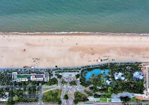 ？？？谑姓涡薷春Ｍ濉⒈鹾Ｊ，，修建绿色长廊，，海域生态情形获得显著改善——“蓝色海湾” 实现“滩净湾美”